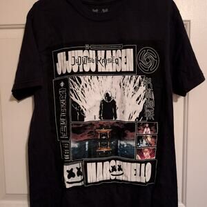 Jujutsu Kaisen x Marshmello Poster Shirt - M - NWOT